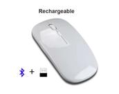 Mouse P/ Tablet Samsung Galaxy A7 T500 Recarregável Bluetooth Wireless Branco
