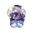 Mouse pad Anime Genshins Impacts Qiqi com suporte para descanso de pulso Mouse pad Anime Genshins Impacts Qiqi com suporte para descanso de pulso