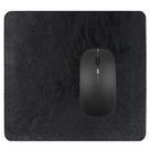 Mouse Pad Antiderrapante Couro Para Trabalho 30x25 + porta copo