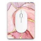 Mouse Pad Atufsuat Small 15 x 20 cm de borracha impermeável rosa dourado