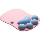 Mouse Pad Cat Claw Wrist Rest Thickened Office Game Pink
