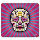 Mouse Pad Caveira Mexicana Dia De Los Muertos - Rosa