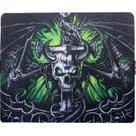 Mouse Pad Caveira Verde Antiderrapante 22x18cm - Exbom