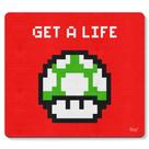 Mouse Pad Cogumelo Pixel Get A Life