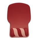 Mouse pad com apoio de pulso, tecido ergonômico de 26x18cm, silicone