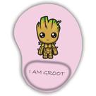 Mouse pad com apoio I am Groot bebê fundos coloridos Mouse pad com apoio I am Groot bebê fundos coloridos