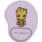 Mouse pad com apoio I am Groot bebê fundos coloridos Mouse pad com apoio I am Groot bebê fundos coloridos