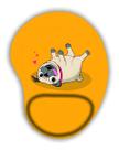 Mouse Pad Com Apoio - Pug Deitado Mouse Pad Com Apoio - Pug Deitado