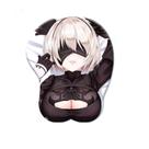 Mouse pad com suporte para descanso de pulso Silica Gel Nier: Automatas