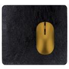 Mouse pad couro escritorio ofice 20x20 + suporte copo