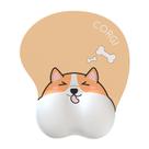 Mouse pad Creative Corgi Design com apoio de pulso em espuma viscoelástica Mouse pad Creative Corgi Design com apoio de pulso em espuma viscoelástica