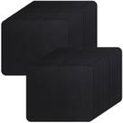 Mouse Pad Crtiin 50 Pack Gaming para computadores 25 x 30 cm preto