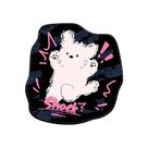 Mouse Pad Cute Shocked Dog Wrist Rest, borracha antiderrapante, 15x23cm Mouse Pad Cute Shocked Dog Wrist Rest, borracha antiderrapante, 15x23cm