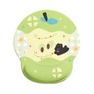 Mouse pad de suporte de pulso Cute Apple Cat Silicone 188 mm x 227 mm