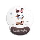 Mouse pad de suporte de pulso Cute Dachshund Puppy Design
