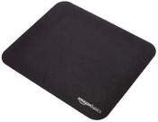 Mouse pad de tecido quadrado Amazon Basics com base de borracha preta