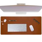 Mouse Pad Desk Pad Gamer Sem Desenho Extra Grande 90x40cm Preto Marrom Café