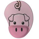 Mouse pad Divertido Ergonômico Porco Kawaii Escritório Geek