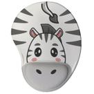 Mouse pad Divertido Ergonômico Zebra Kawaii
