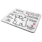 Mouse Pad Dog - Meu Bichon frisé, melhor pessoa! Mouse Pad Dog - Meu Bichon frisé, melhor pessoa!