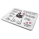 Mouse Pad Dog - Meu Buldogue francês, melhor pessoa! Mouse Pad Dog - Meu Buldogue francês, melhor pessoa!