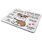 Mouse Pad Dog - Meu Buldogue inglês, melhor pessoa! Mouse Pad Dog - Meu Buldogue inglês, melhor pessoa!