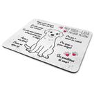 Mouse Pad Dog - Meu Vira lata branco, melhor pessoa!