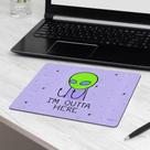 Mouse Pad Drpepper Et Alien I'm Outta Here