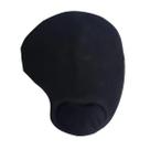 Mouse Pad Emborrachado De Mão Apoio De Pulso Almofada Cores Preto / Azul