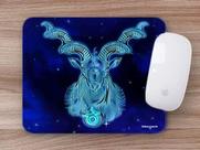 Mouse Pad Emborrachado Personalizado Capricórnio