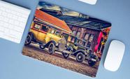 Mouse Pad Emborrachado Personalizado Carros Motos Duas Quatro Rodas, 40 x 30