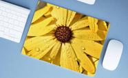 Mouse Pad Emborrachado Personalizado Coleção Estampas Flores Floral, 40 x 30