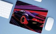 Mouse Pad Emborrachado Personalizado Grande Carro Tunado Tunnig Gamer Roxo