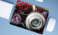 Mouse Pad Emborrachado Personalizado Grande Carro Tunado Tunnig Motor Turbo