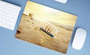 Mouse Pad Emborrachado Personalizado Grande Navio na Garrafa