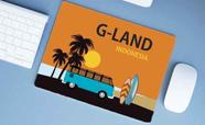 Mouse Pad Emborrachado Personalizado Grande Surf G-Land Mouse Pad Emborrachado Personalizado Grande Surf G-Land