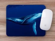 Mouse Pad Emborrachado Personalizado Praia Mar Oceano Peixe