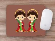 Mouse Pad Emborrachado Personalizado São Cosme e São Damião Mouse Pad Emborrachado Personalizado São Cosme e São Damião