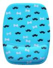 Mouse Pad Ergonomico Bigode E Laço Azul