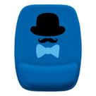 Mouse Pad Ergonomico Bigode Grosso Pai Azul