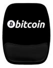 Mouse Pad Ergonomico Bitcoin Trader Preto Branco