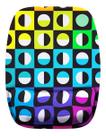 Mouse Pad Ergonomico Bolinhas Metade Colorido