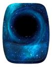 Mouse Pad Ergonomico Buraco Negro Azul