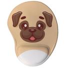 Mouse Pad Ergonômico Cachorrinho Pug Kawaii Mouse Pad Ergonômico Cachorrinho Pug Kawaii