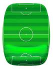 Mouse Pad Ergonomico Campo De Futebol Verde