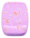 Mouse Pad Ergonomico Chamas Background Rosa