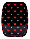 Mouse Pad Ergonomico Coração Vermelho E Branco