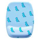 Mouse Pad Ergonomico Dinossauros Azul