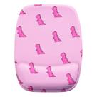 Mouse Pad Ergonomico Dinossauros Rosa