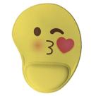 Mouse pad Ergonômico Emoji Beijo Presente Criativo Geek